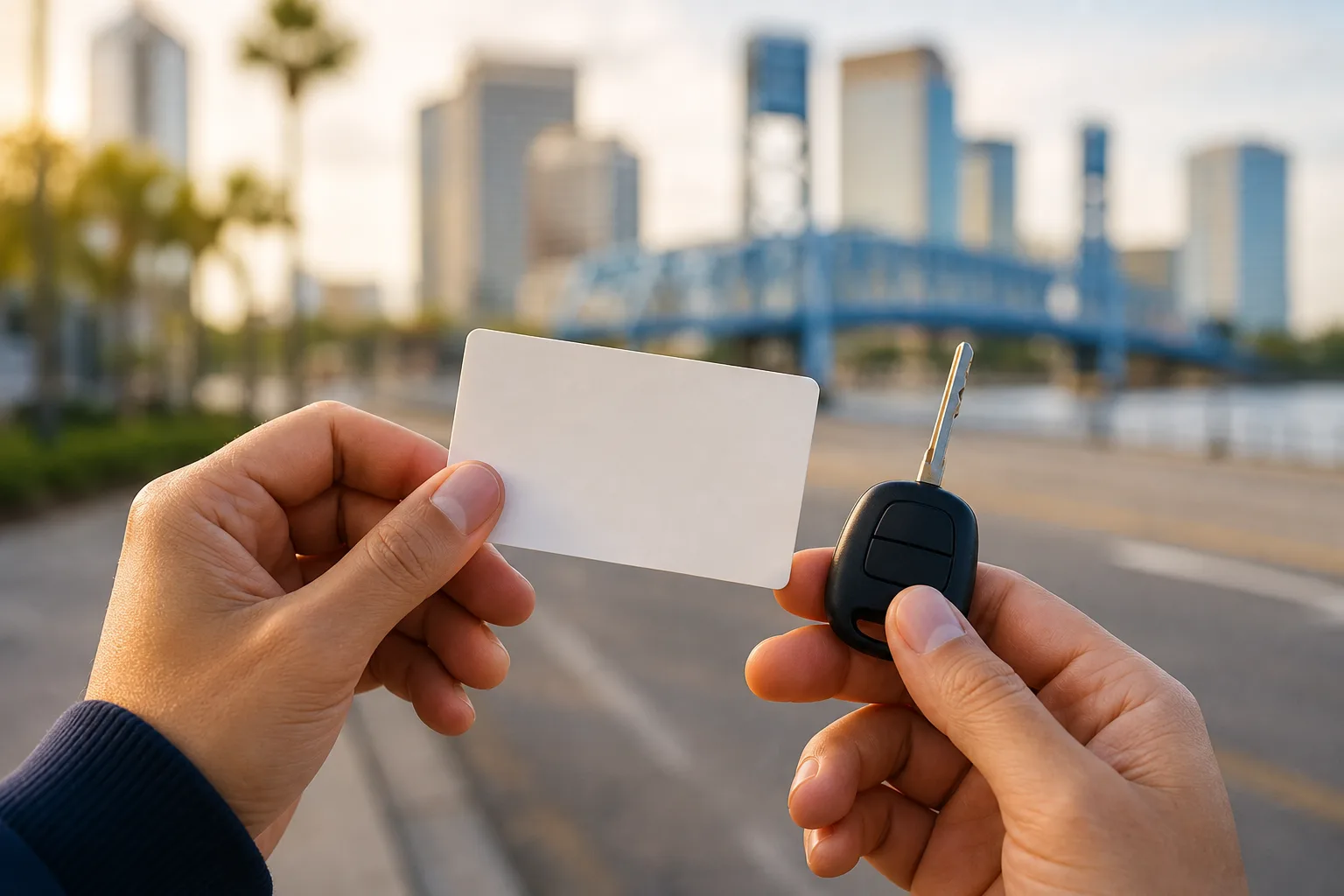 A Jacksonville driver submitting an FR-44 filing electronically on the same day