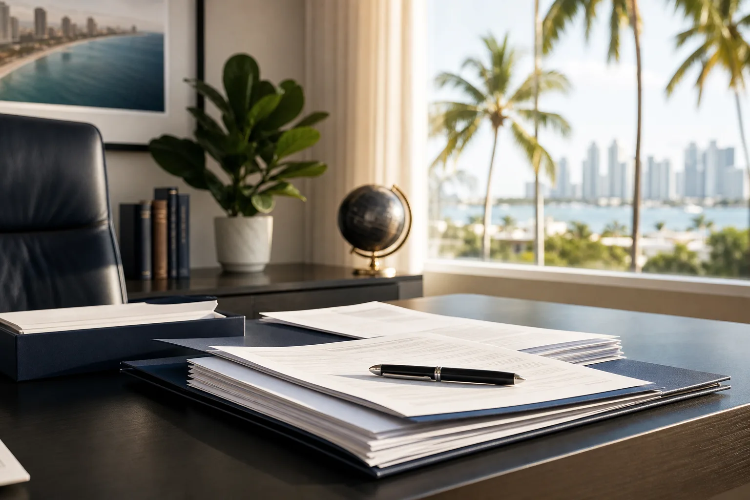 Paperwork and a small state filing fee for an FR-44 in Miami