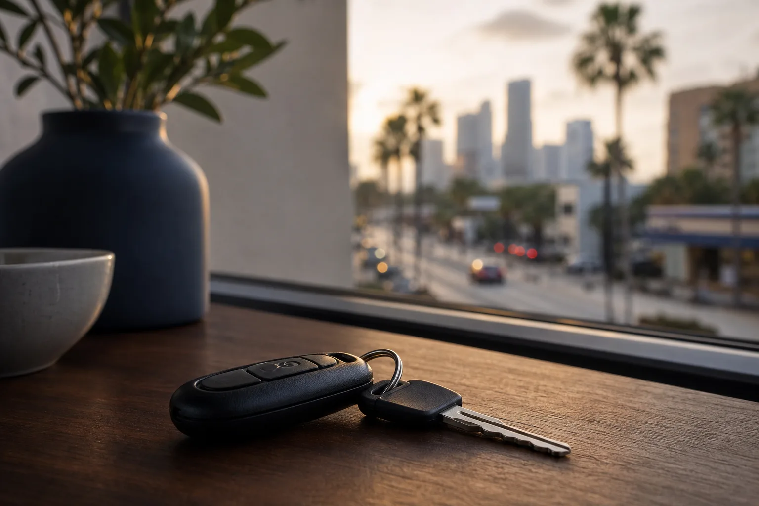 Car keys representing a non-owner FR-44 for a Tampa driver without a vehicle